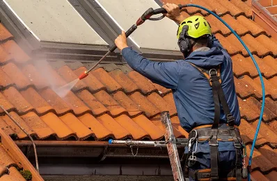 Démoussage et hydrofuge de toiture à Cuguen